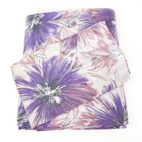 To st retro sengetj med blomster