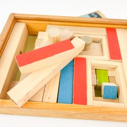 Vintage tr�-byggeklodser