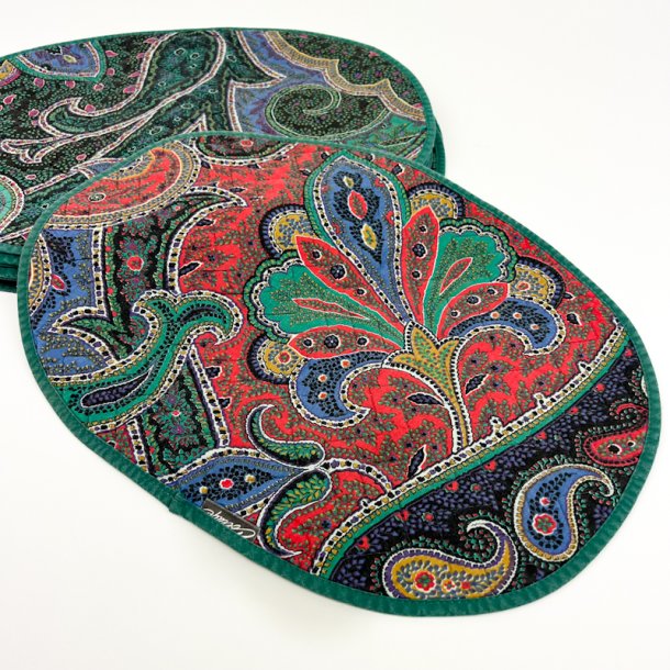 Ti retro d�kkeservietter paisley