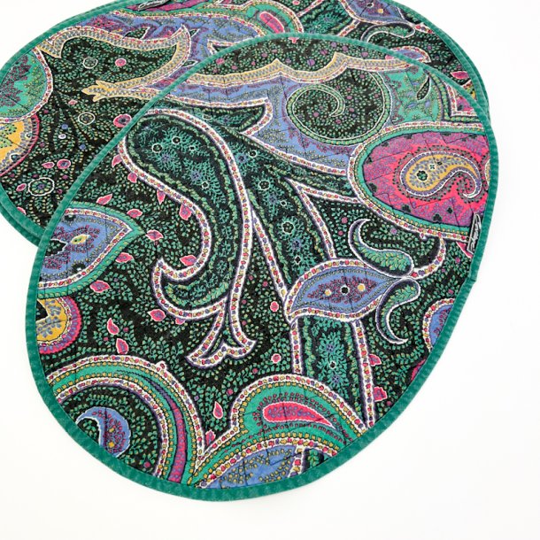 Ti retro d�kkeservietter paisley