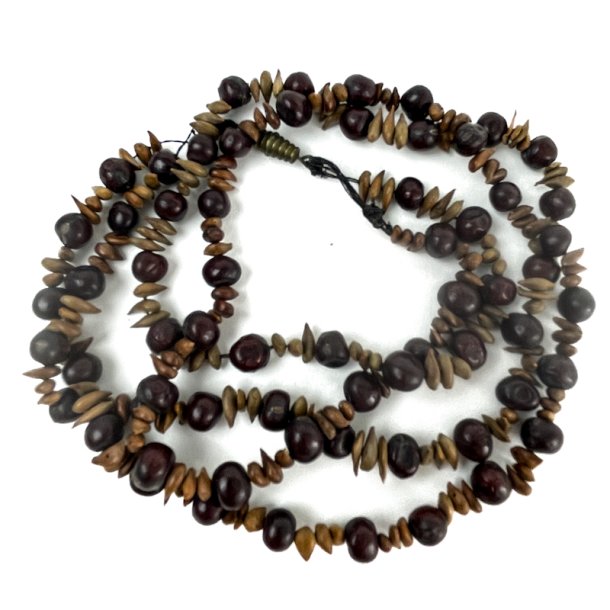 Dobbelt vintage perlek�de i tr�