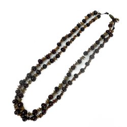 Dobbelt vintage perlek�de i tr�