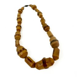 Vintage halsk�de i tr�