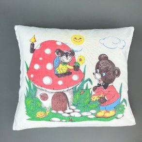 Retro babypudebetrk med sdt motiv