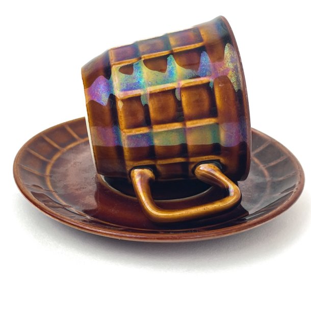 Retro Kaffeetasse mit Untertasse