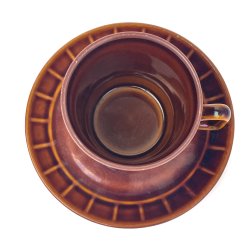 Retro Kaffeetasse mit Untertasse