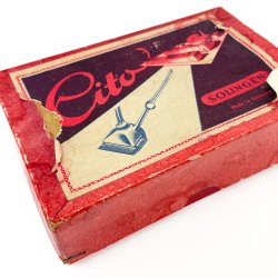 Vintage hrklipper i original ske