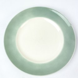 Retro-Essteller mit mintgrnen Streifen