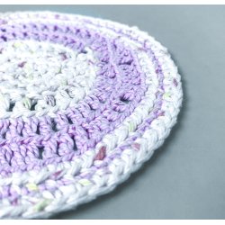 To hklede rosa sbe coasters 