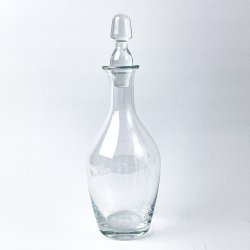 Hohe Vintage-Glaskaraffe