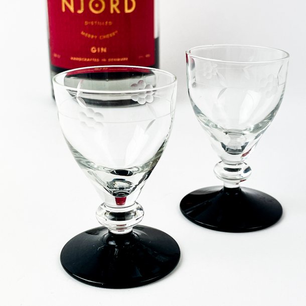 Schnapsglas - Ingrid - Holmegaard Glasvrk ca. 1942
