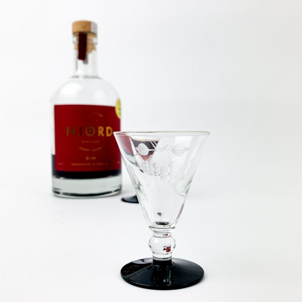 Snapseglas - Grethe - Holmegaard Glasvrk 1934