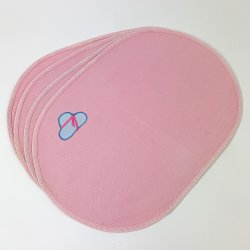 Rosa retro dkkeservietter - 4 stk