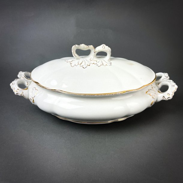 Hvid terrin med guld - Villeroy &amp; Boch