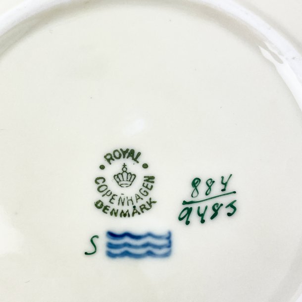 Kuchenteller - Herzgras, Royal Copenhagen Nr. 884/9483