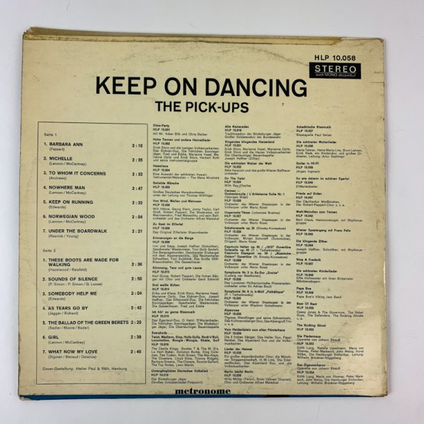 Keep on dancing - The Pick-Ups - LP