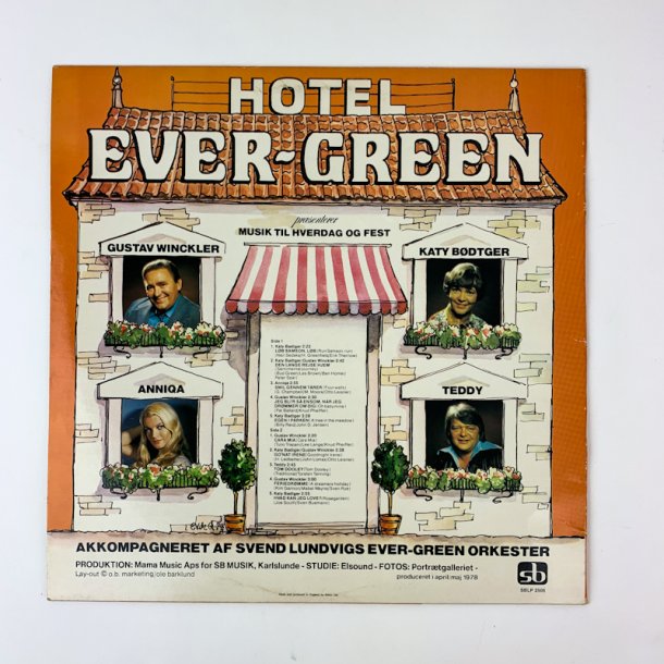 Ever-Green 5 - Gustav Winckler, Katy Bdtger, Anniqa, Teddy*, Svend Lundvig - LP