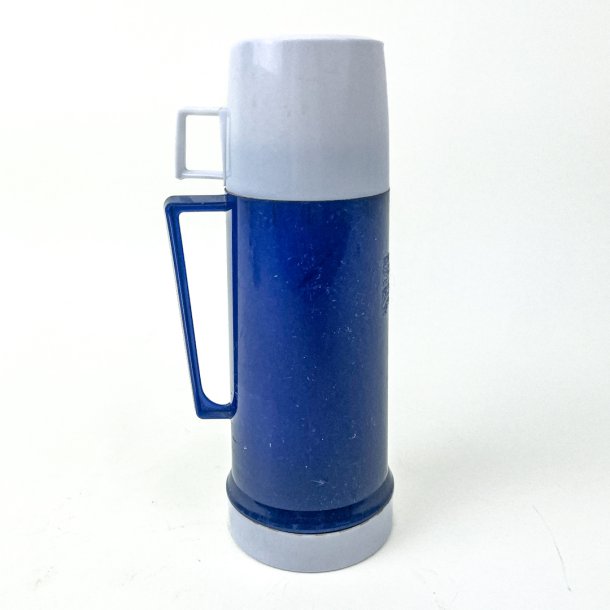 Kleine blaue Retro-Thermoskanne - Thermos, England