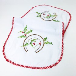 Kerzenstnder mit Stechpalme