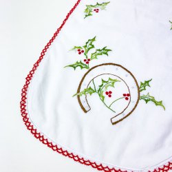 Kerzenstnder mit Stechpalme