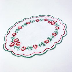 Flakon med rdt broderi