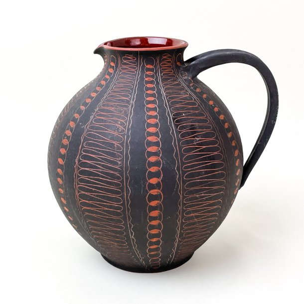 Koksgr retro keramik kande / vase 