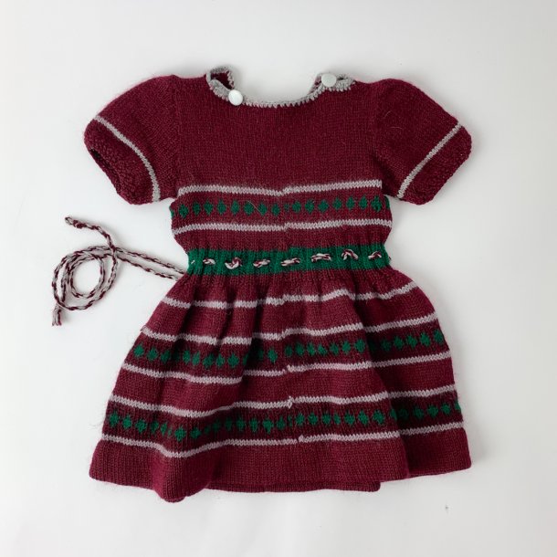 Strikket babykjole med bukser fra 50'erne. Str 86