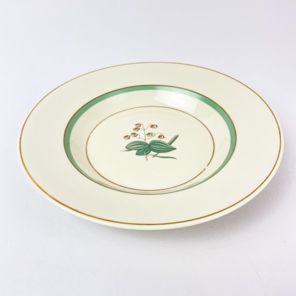 Dyb tallerken - Hjertegrs, Royal Copenhagen Nr. 9590