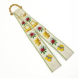 Vintage broderet bakkeb�nd