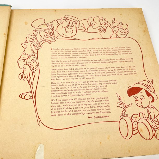 Richs samleralbum Pinocchio � 1950�erne
