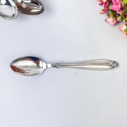 Dessertlffel Rio, versilbert.