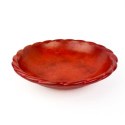 R�d vintage keramik bordfad