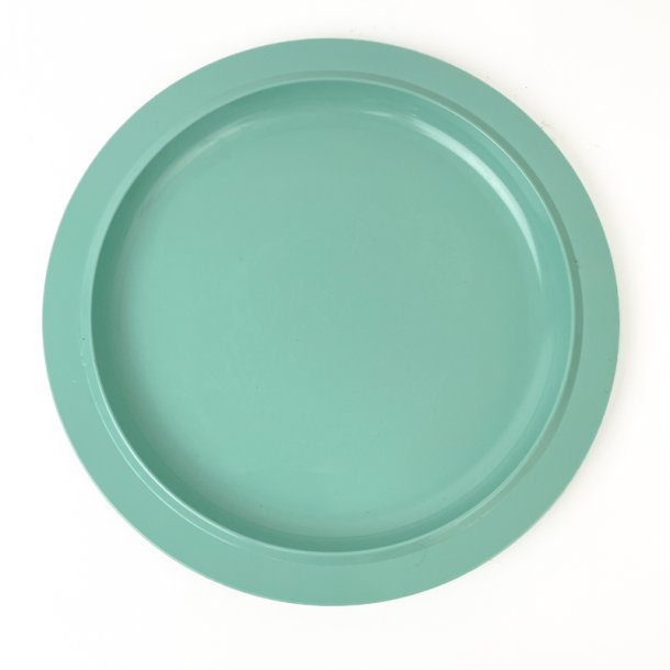 Mintgrn retro tallerken fra Rosti