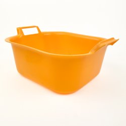 Gul retro opvaskebalje