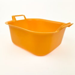 Gul retro opvaskebalje