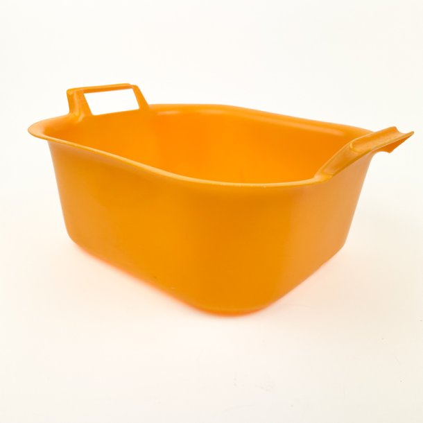 Gul retro opvaskebalje