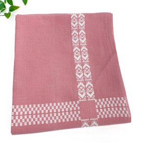 Klassische rosa Retro-Tischdecke � 180 cm