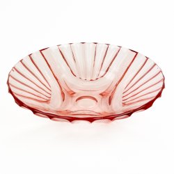 Rosa vintage glassk�l