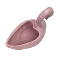 Rosa svane urtepotteskuler