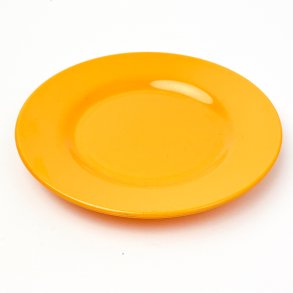 Gelber teller - Retro aus Rsti