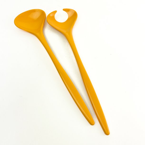 Gult retro Rosti salatbestik