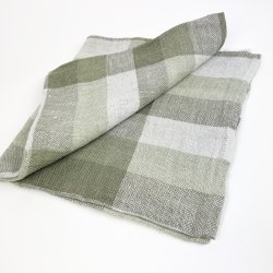 Gr�nternet vintage dug + seks servietter � 120 x 120 cm