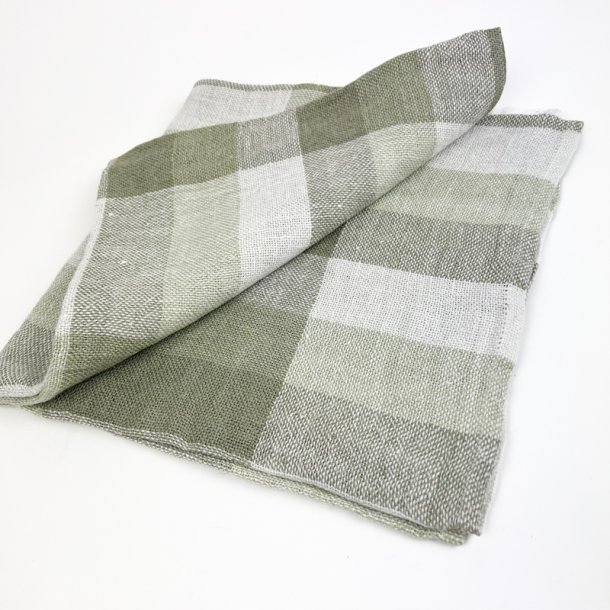 Gr�nternet vintage dug + seks servietter � 120 x 120 cm