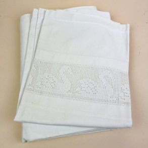 Vintage damask senget�j med svanemellemv�rk