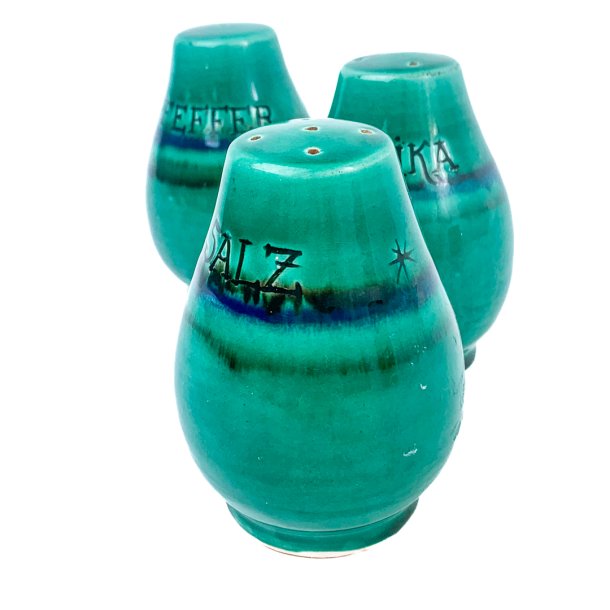 Drei Vintage Keramik Streuer