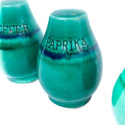 Drei Vintage Keramik Streuer