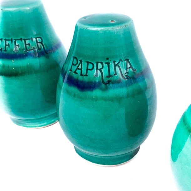 Drei Vintage Keramik Streuer