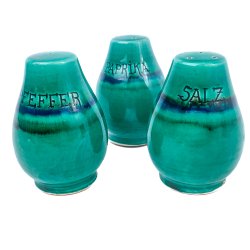 Drei Vintage Keramik Streuer