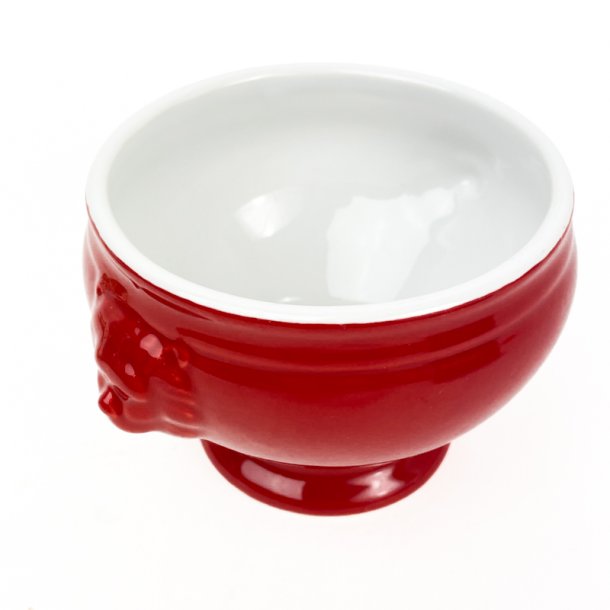 Rote Bouillon�tasse