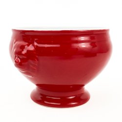 Rote Bouillon�tasse